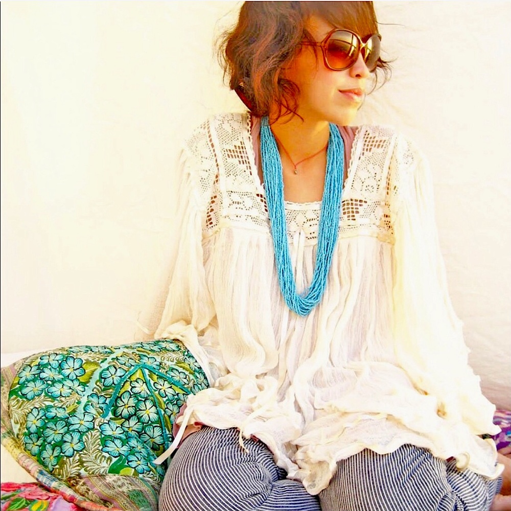 Mexican Blouse Angel Bell Sleeves